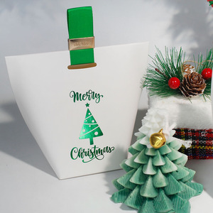 Wholesale Low MOQ 6x6x10cm Small Gift Bag Christmas Present Packaging Bag <b>Paper</b> Shopping Bags for Small Business - Product Image 3