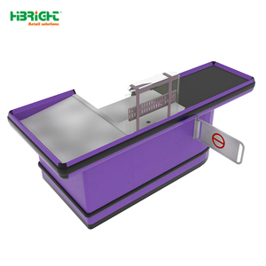 High Quality Fashionable High Definition Screen Automatic Moving Belt Self Checkout <b>Counter</b> Highbright HBE-CC-01 2440mm Height - Product Image 1