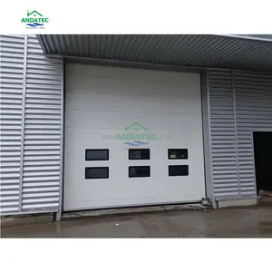 Anda Best Price Automatic Industrial Lift Warehouse Sectional Overhead Sectional Door for Factory