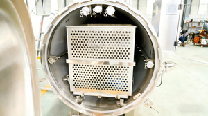 Autoclave à pulvérisation d'eau statique pour <span class=keywords><strong>bocaux</strong></span> <span class=keywords><strong>en</strong></span> <span class=keywords><strong>verre</strong></span> et contenants <span class=keywords><strong>en</strong></span> plastique, stérilisateur à pulvérisation d'eau pour la stérilisation alimentaire dans l'industrie agroalimentaire - Product Image 6
