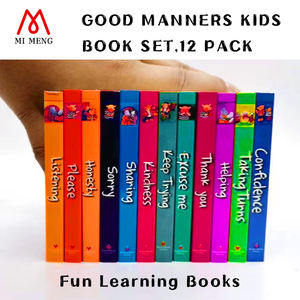 Colección de 12 Libros Educativos de Buenas Maneras para Niños, con Tapa Dura y Hojas Plegables, en Inglés, Venta al Por Mayor - Product Image 4