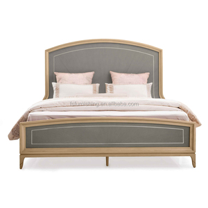 Semplice moderno <span class=keywords><strong>grigio</strong></span> nordico in legno di buon prezzo vendita calda amore King size Queen size <span class=keywords><strong>letto</strong></span> <span class=keywords><strong>matrimoniale</strong></span> per villa camera da <span class=keywords><strong>letto</strong></span> set - Product Image 4