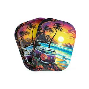 Ensemble de plateaux roulants personnalisés en métal avec couvercle, fonction magnétique, motifs anime et girly, parfait pour les boutiques de fumeurs - Product Image 2