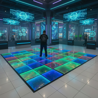 Carrelage LED interactif 3D avec effet stéréoscopique pour parcs sportifs et jardins