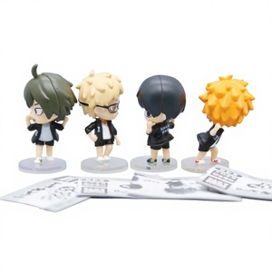 Figurines d'action Anime en promotion : Équipe de volley-ball du lycée <span class=keywords><strong>Karasuno</strong></span> Haikyuu - Figurines de salutation en se retournant, lot de 4 pièces, figurines surprise à collectionner - Product Image 5