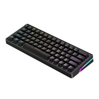 AG63 60% Portable Gaming Mechanical Keyboard Rainbow Backlit 63 Hot Swappable ABS Keycap Wired PC Compatible with 61 Keys