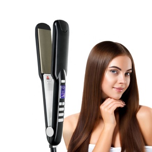 Lisseur à cheveux professionnel en titane RUCHA, chauffage rapide MCH, 450 degrés, <span class=keywords><strong>fer</strong></span> à lisser - Product Image 1