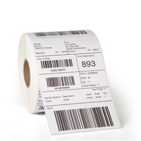 ملصقات حرارية للشحن مقاس 100×150 ملم خالية من مادة BPA، ملصقات عناوين 4×6 بوصة، مستلزمات طابعات الملصقات الحرارية المباشرة
