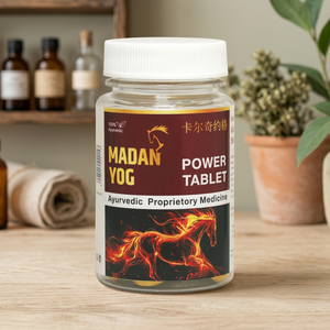 Comprimés aux herbes naturelles Madan Yog Power Blend, mélange ayurvédique, avec des composants d'extraits botaniques soigneusement sélectionnés - Product Image 1