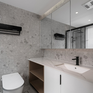 Panneau mural moderne SPC imperméable et ignifuge, grand format, <span class=keywords><strong>terrazzo</strong></span>, installation simple, plusieurs couleurs pour hôtels et foyers - Product Image 5