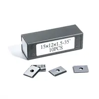 15 × 12 × 1.5ミリメートルTungsten Carbide Insert Scrap/旋盤Carbide Inserts