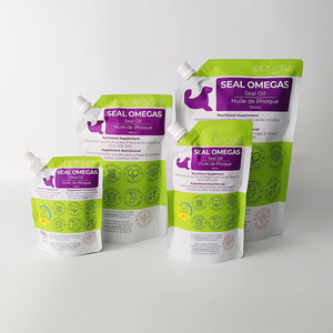 Pochette d'angle OEM personnalisée pour huile de poisson, calcium liquide, shampoing de toilettage, recharge de conditionneur d'eau d'aquarium, sac de qualité alimentaire - Product Image 2