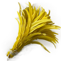 Plume de coq multicolore de 30-35 cm pour coiffe de plumes de poulet DIY, directement de l'usine