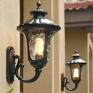 โคมไฟตกแต่งผนังกลางแจ้งวินเทจโลหะเหล็กโบราณพลังงานแสงอาทิตย์ไฟ LED ขายส่งผู้ส่งออก - Product Image 3