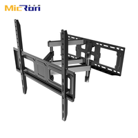 Soporte de Pared Universal para TV LCD de 32-65 Pulgadas, con Capacidad de Carga de 45 kg, Movimiento Completo, Extensión de Largo Alcance, Inclinación y Giro, VESA 400 400, Articulado de Acero
