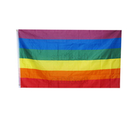 Drapeaux arc-en-ciel de bannière de la Gay Pride Lesbian LGBT de polyester imprimé