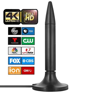 TV per interni esterni 300 miglia a lungo raggio con 10 ft cavo coassiale amplificatore segnale Booster Fire TV Stick tutti i tipi TV HD Antenna