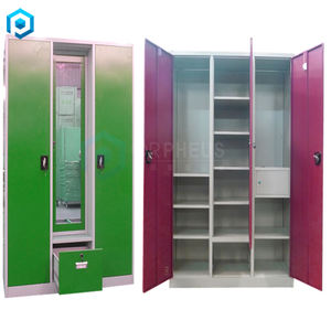 <span class=keywords><strong>Cassettiera</strong></span> staccabile a <span class=keywords><strong>3</strong></span> <span class=keywords><strong>ante</strong></span> in acciaio facile da installare <span class=keywords><strong>con</strong></span> cassetti <span class=keywords><strong>armadio</strong></span> per camera da letto in stile indiano - Product Image 2