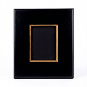 Luxury Black Wood <b>Photo</b> <b>Frame</b> Inner Gold Trim Wide Border Picture <b>Frame</b> Table top Wall Hanging <b>Gallery</b> Home Decor - Product Image 1