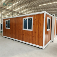 Casa Plegable de 2 Dormitorios, Personalizable, de 10 pies, 20 pies, 30 pies, 40 pies, Casa Contenedor Modular Expandible, Oficinas Móviles Temporales para Exteriores en Venta
