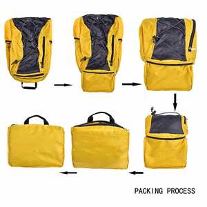 Custom Unisex School Laptop <b>Backpack</b> Waterproof <b>Foldable</b> Daypack With USB Port Supplier - Product Image 4