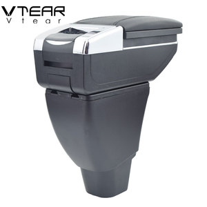 Vtear para Great wall hover Haval M4 accesorios Reposabrazos de coche Reposabrazos de cuero interfaz usb caja de almacenamiento consola <span class=keywords><strong>interior</strong></span> - Product Image 4