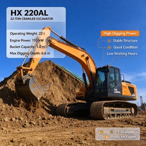 Excavadora Hyundai HX220AL con Pintura Original, Usada, de 22 Toneladas, Suministro desde China - Product Image 1