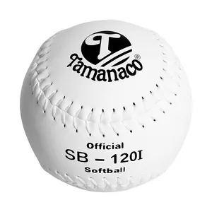 Pelotas de softbol tamanaco 120 i PK centre de noyau de liège pour l'entraînement et la pratique du slowpitch