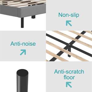 Lit de rangement réglable de conception nouvelle, vente en gros d'usine, style italien/minimaliste, luxueux, cadre à lattes, tête de lit, écologique, durable - Product Image 4