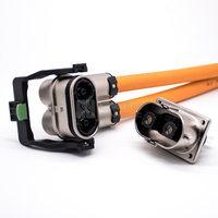 Connecteur de câble pour véhicule électrique HVIL Radsok Amphenol, 2 broches, 120A, connecteur d'alimentation métallique