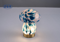 Lampe de table LED rechargeable en verre à intensité variable et à changement de couleur avec lumière blanc chaud pour la décoration de la maison et des restaurants