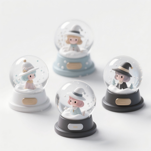 Globo <span class=keywords><strong>de</strong></span> Agua Personalizado <span class=keywords><strong>con</strong></span> Figura <span class=keywords><strong>de</strong></span> Niña <span class=keywords><strong>con</strong></span> Sombrero en Resina Bisque 3D - Globo <span class=keywords><strong>de</strong></span> <span class=keywords><strong>Nieve</strong></span> Pintado a Mano <span class=keywords><strong>con</strong></span> <span class=keywords><strong>Esfera</strong></span> Transparente, Regalo <span class=keywords><strong>de</strong></span> <span class=keywords><strong>Navidad</strong></span> y Decoración <span class=keywords><strong>de</strong></span> Escritorio - Product Image 1