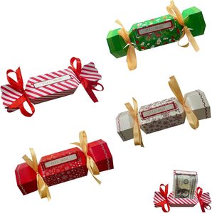 DAMAI Magic Christmas Surprise Money Pull Gift Box DIY Christmas Money Pull Pouch Kit for Cash Gifts - Product Image 2