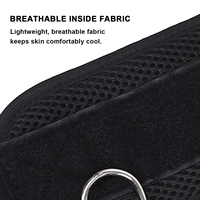 Bretelles de cheville réglables avec logo personnalisé pour les machines à câble Équipement d'entraînement en néoprène en cuir respirant pour l'entraînement de fitness et de gymnastique
