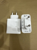 Pengisi Daya GaN Dual Port Pengisian Cepat PD 80W Kabel Tipe C Eu untuk OPPO Supervooc Oneplus 13 12 11 10 Pro Ace 3 Nord 3 4 REALME