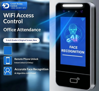 Dispositivo di Rilevamento Presenze F53 Impermeabile con Riconoscimento Facciale Dinamico, WiFi e Serratura Magnetica per Ufficio