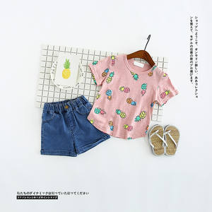 Camisetas de Verano para Niña con Estampado Personalizado de Piña en Varios Colores, Envío Exprés desde China - Product Image 2