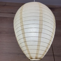 Lanternes en papier japonaises suspendues en forme d'œuf pour la décoration de fête, style personnalisé