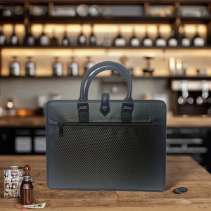 Maletín Portaordenador Portátil Moderno Boshiho para Hombre, de Fibra de Carbono Real, Impermeable, Accesorio de Negocios - Product Image 3