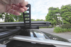 <span class=keywords><strong>Porte</strong></span>-bagages de toit en aluminium pour SUV <span class=keywords><strong>4x4</strong></span> tout-terrain, capacité de 100 kg+, pour planches de surf et vélos - Product Image 4