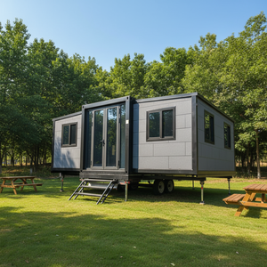 <span class=keywords><strong>Maison</strong></span> Modulaire Préfabriquée en Promotion 20ft 40ft 3 Chambres <span class=keywords><strong>Maison</strong></span> Conteneur Extensible Panneau Sandwich Acier Léger Multi-Usage - Product Image 1