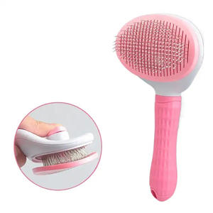 Bán Buôn Tự Làm Sạch Pet Chải Dog Tóc Remover Và Làm Sạch Bàn Chải Chải Chải Chuốt Công Cụ Cho Chó Và Mèo - Product Image 3