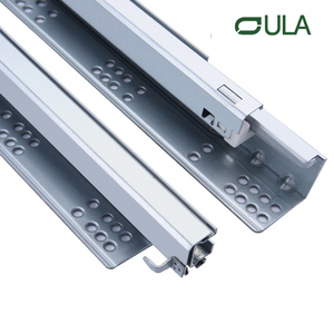 Soula Tủ Bếp Phần Cứng Sắt 45Mm Mềm Đóng 3-Gấp Mở Rộng Đầy Đủ Giấu <span class=keywords><strong>Slide</strong></span> 3D Khóa <span class=keywords><strong>Hidden</strong></span> Kính Thiên Văn Ngăn Kéo - Product Image 4