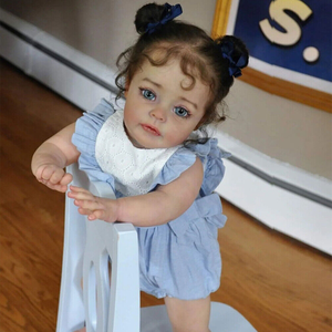 60cm Huge Size Already Painted Finished <strong>Doll</strong> Reborn SueSue Girl 3D Skin Visible Veins Rooted Hair Cuddly Soft Body <strong>Doll</strong>