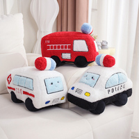 Jouets en peluche de voitures, chars, camions de pompiers et avions – Cadeaux amusants pour enfants – Personnalisation disponible en gros