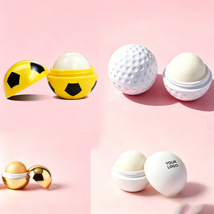 Baume à lèvres hydratant naturel végétalien au peptide, marque privée, SPF, personnalisé, réparateur, en forme de ballon de football mignon - Product Image 4