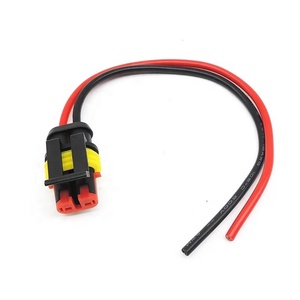 ソケット女性用防水ワイヤーハーネスピグテール点火コイルコネクタプラグFIAT PALIO SIENA UNO用HSP2P-702B新品 - Product Image 1