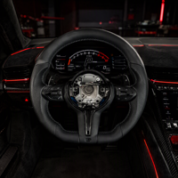 Volant de style sport pour BMW F30, volant F32 F33 F36 M Sport, volant en cuir noir avec palettes de changement de vitesse