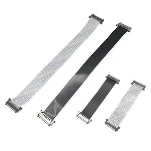 Cable de pantalla LVDS de 41 y 51 pines cable de pantalla 4K LCD HD LVDS con interfaz de conector de I-PEX interfaz de par LVDS cable flexible FFC