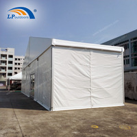 Tente pliante en aluminium PVC pour salons professionnels, tente de 18m pour fêtes, spectacles musicaux, chapiteau en aluminium pour bar restaurant temporaire